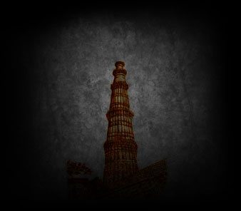 history of qutub minar in delhi colored