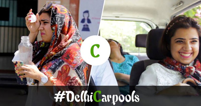 delhi carpools interactive video  by Tapan Babbar