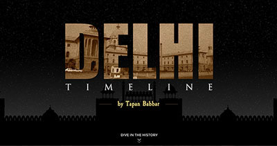 Delhi Timeline by Tapan Babbar